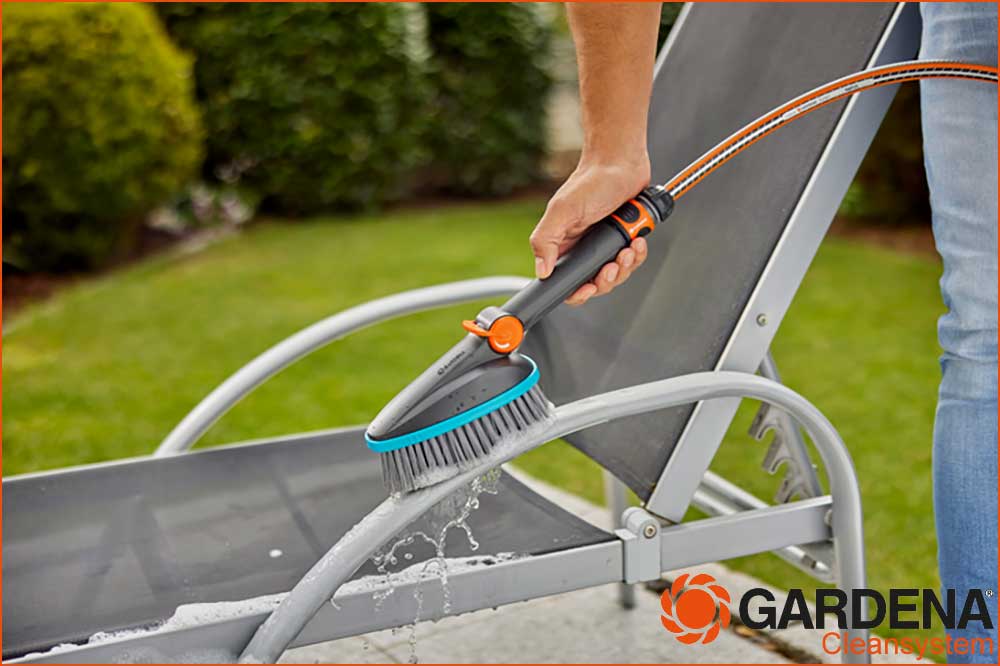 GARDENA 18842-20 cleansystem Handbürste M soft flex, mit Schlauchanschluss GARDENA 18842-20 cleansystem Handbürste M soft flex, mit Schlauchanschluss – Bild 6