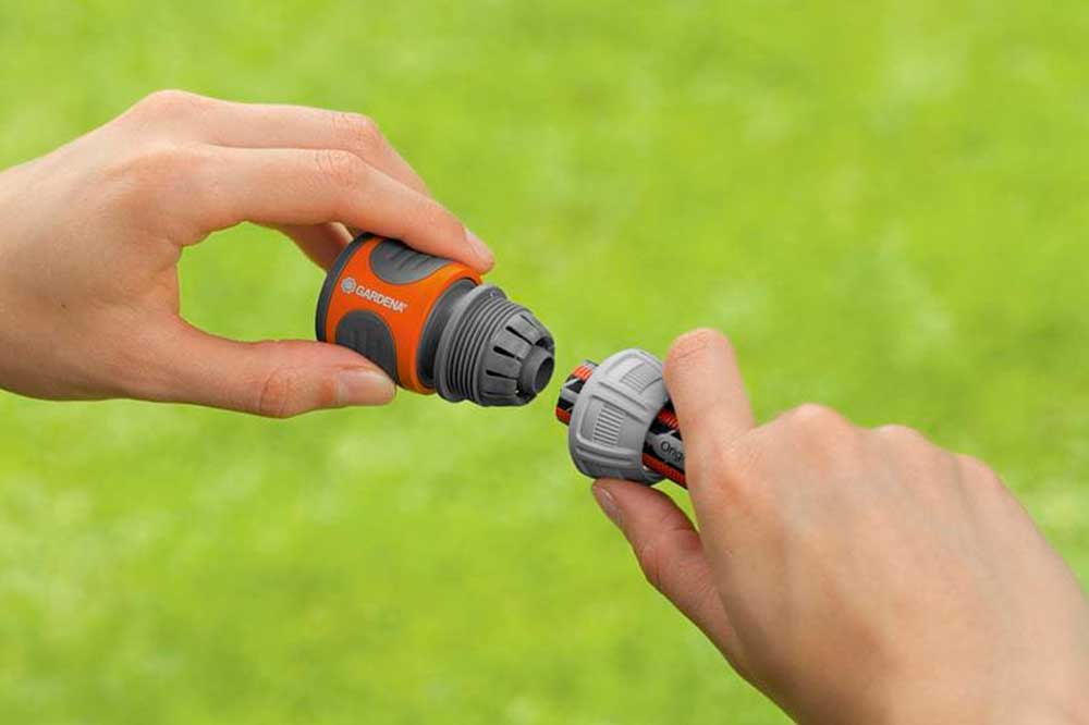 GARDENA Steckkupplung DN 9 mit Quetschverschraubung 1/2 Zoll GARDENA Steckkupplung DN 9 mit Quetschverschraubung 1/2 Zoll – Bild 2