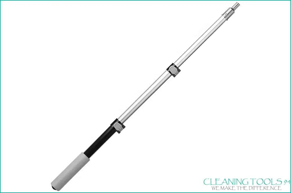 Cleaning Tools 94 Aluminium-Teleskopstange mit US-Gewinde, 3-teilig, 42 - 89 cm – Bild 2