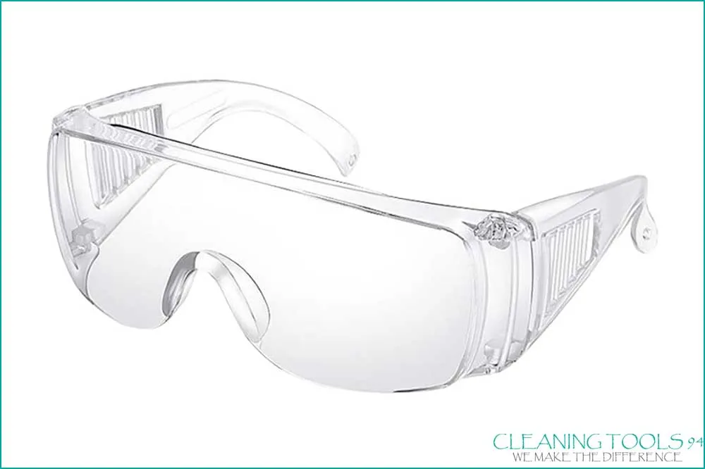 Cleaning Tools 94 Arbeitsschutzbrille klar Universalgrösse – Transparente Schutzbrille mit Kordelaufnahme für Reinigung & Gewerbe