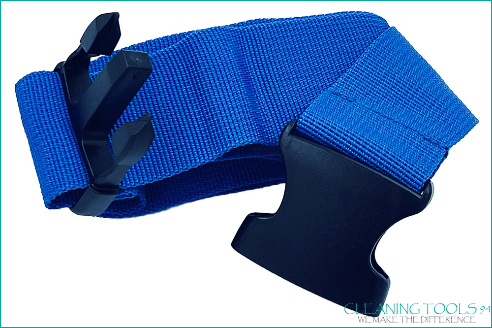 Ihr Schweizer Fachpartner für professionelles Reinigungsmaterial & Spezialreinigung Cleaning Tools 94 Profi-Nylon-Arbeitsgürtel 5 cm, blau | Länge 120 cm