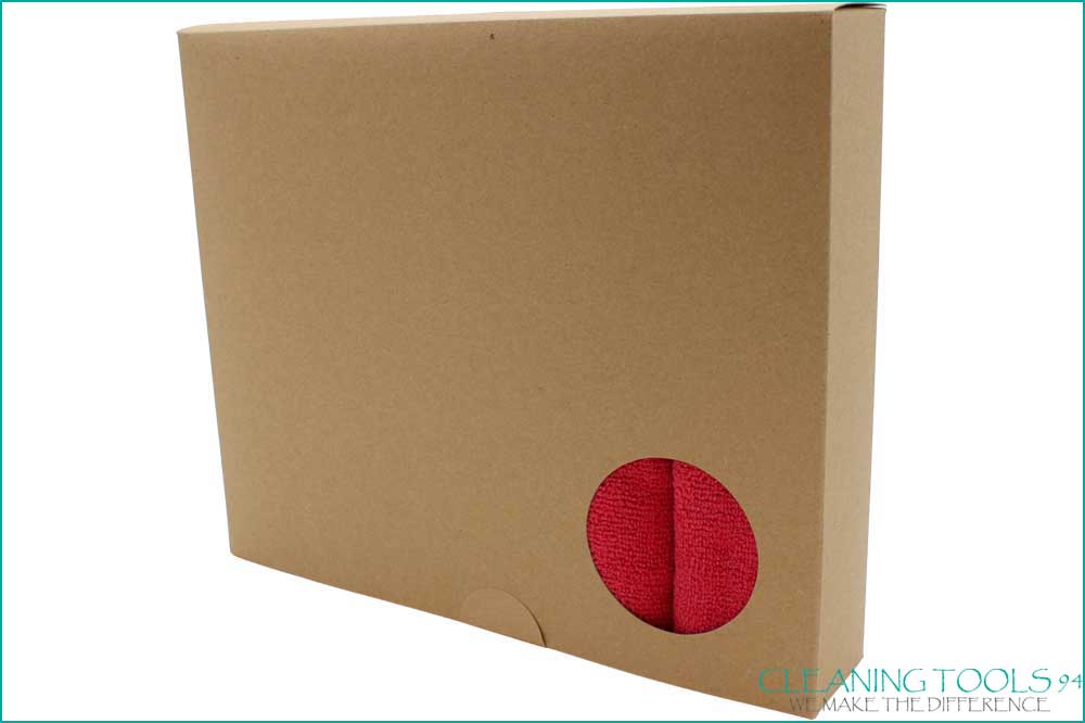 Cleaning Tools 94 Mikrofasertuch 40 x 40 cm, rot - 5 Stück in Karton Cleaning Tools 94 Mikrofasertuch 40 x 40 cm, rot - 5 Stück in Karton – Bild 2