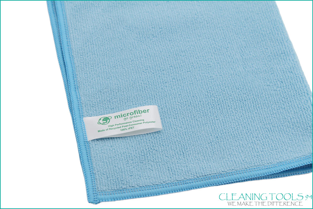 Cleaning Tools 94 Mikrofasertuch RECYCLING PLUS, 100% rPEt, 5 Stück, 38 x 38 cm, blau Cleaning Tools 94 Mikrofasertuch RECYCLING PLUS, 100% rPEt, 5 Stück, 38 x 38 cm, blau – Bild 3