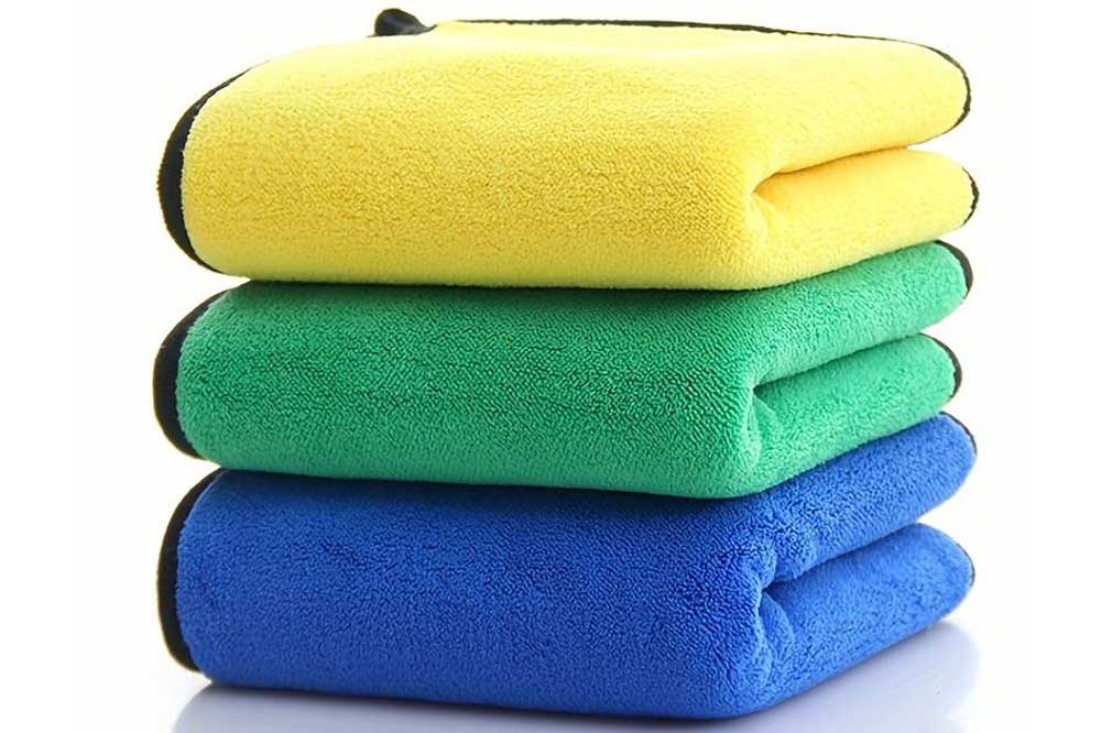Cleaning Tools 94 Mikrofasertuch extradick, 40 x 30 cm, grün-grau Cleaning Tools 94 Mikrofasertuch extradick, 40 x 30 cm, grün-grau – Bild 3