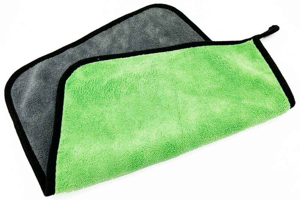 Cleaning Tools 94 Mikrofasertuch extradick, 40 x 30 cm, grün-grau