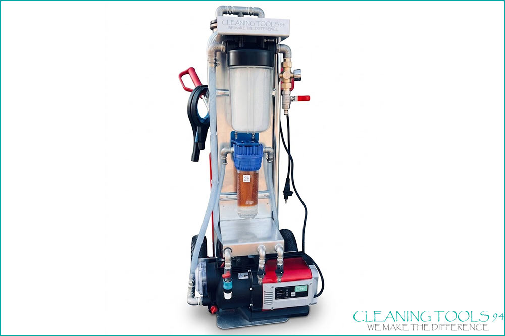 Ihr Schweizer Fachpartner für professionelles Reinigungsmaterial & Spezialreinigung Cleaning Tools 94 Mobile Umkehrosmoseanlage Prime 900 | mit integrierter Mischbett-Filtertasse