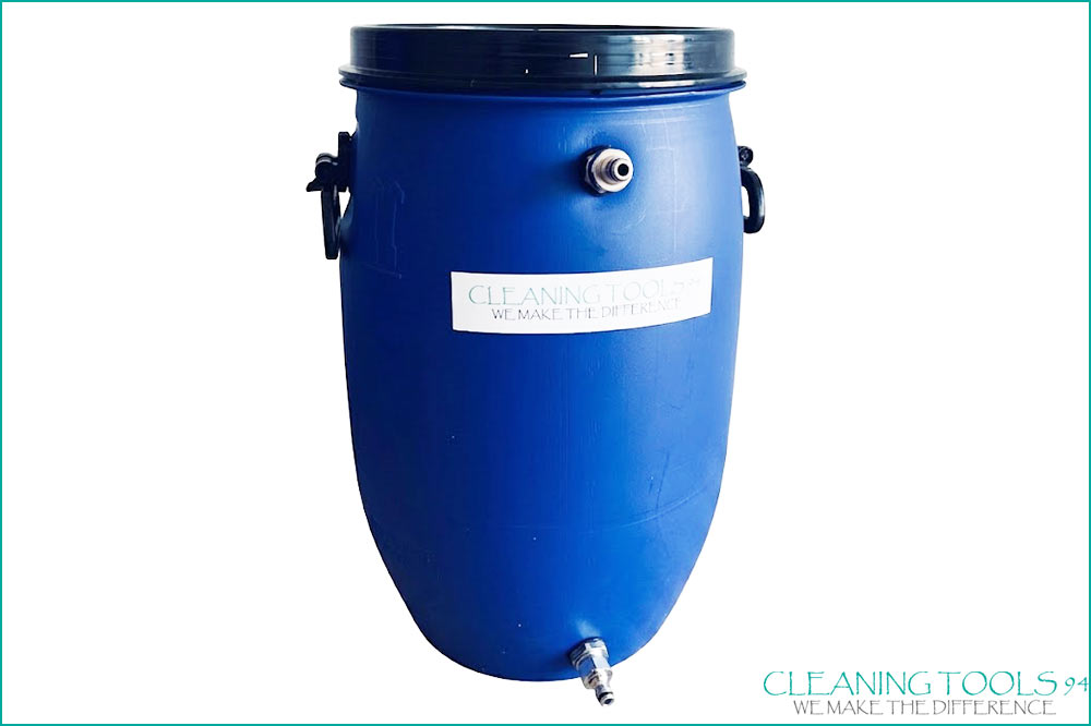 Cleaning Tools 94 Reinwasser-Zwischentank Blau | Pufferspeicher mit Anschlüssen Cleaning Tools 94 Reinwasser-Zwischentank Blau | Pufferspeicher mit Anschlüssen