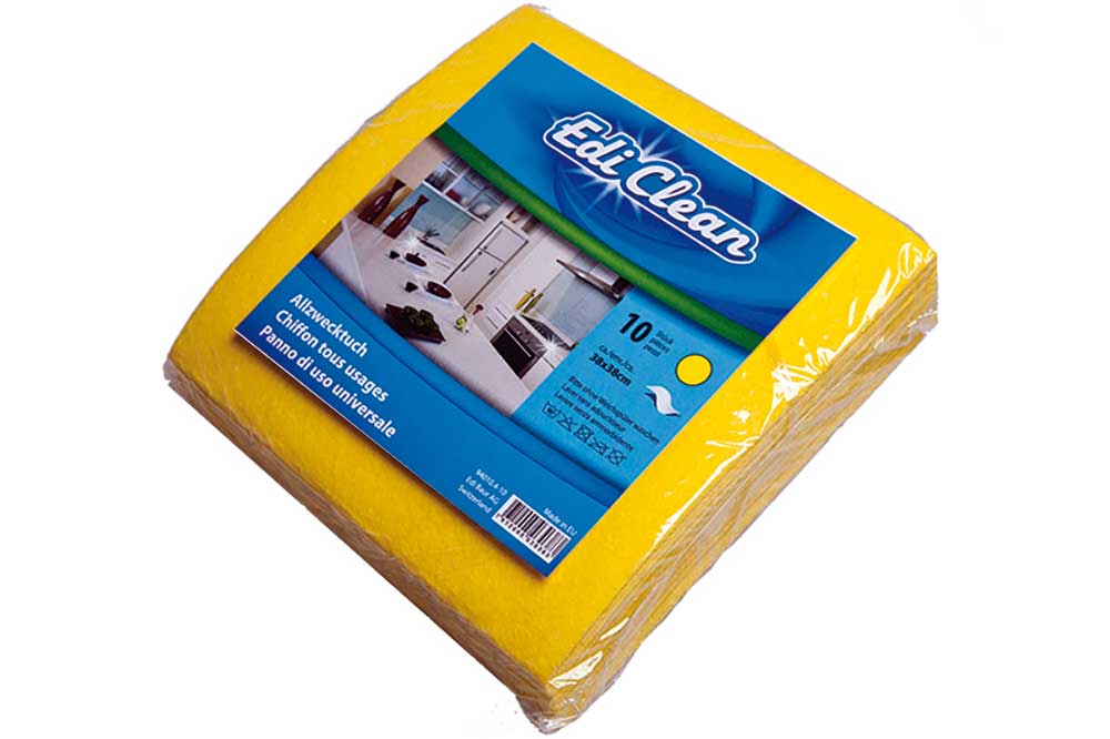 Edi Clean 94010.4-10 Allzwecktuch gelb - 10 Stück