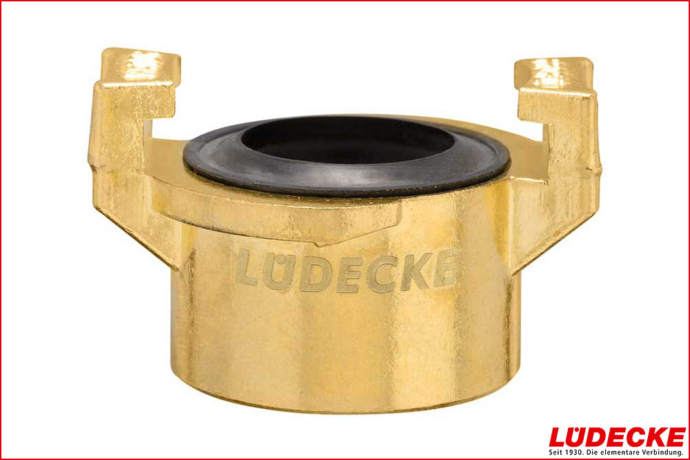 LÜDECKE GKI 12 WaterProfi Klauenkupplung G 1/2" Innengewinde, Messing