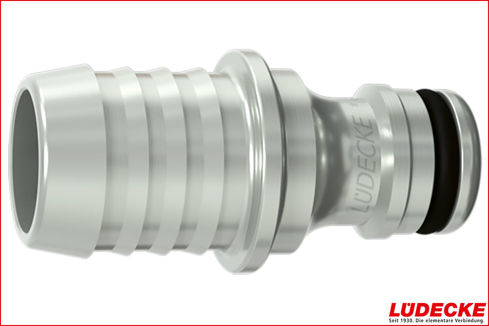 Ihr Schweizer Fachpartner für professionelles Reinigungsmaterial & Spezialreinigung LÜDECKE WPI 19 S Stecknippel DN 9 mit Schlauchtülle 3/4 Zoll