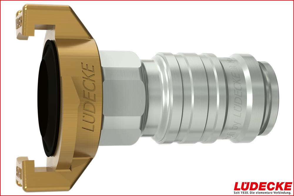 Ihr Schweizer Fachpartner für professionelles Reinigungsmaterial & Spezialreinigung LÜDECKE WPIK-WPA Adapter Klauenkupplung - Steckkupplung