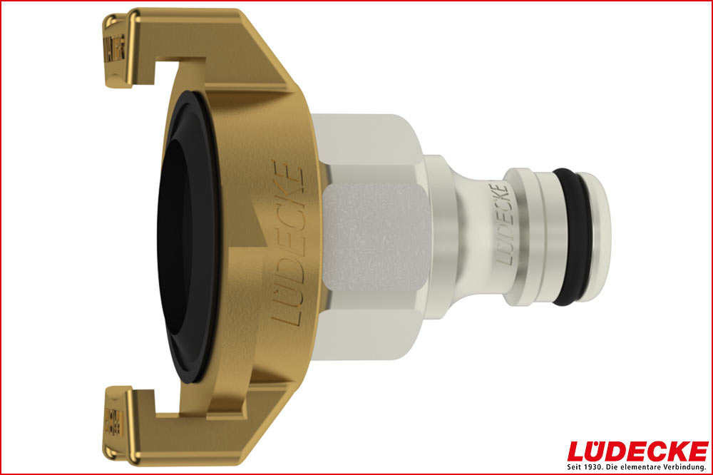 Ihr Schweizer Fachpartner für professionelles Reinigungsmaterial & Spezialreinigung LÜDECKE WPIS-WPA Stecknippel-Adapter zu Klauenkupplung
