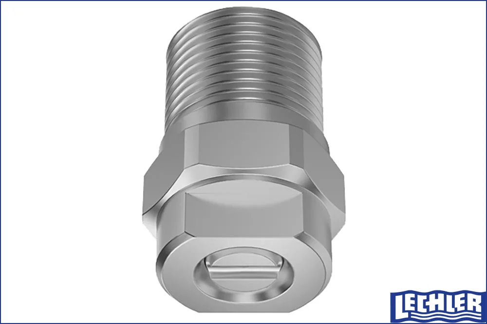 LECHLER Flachstrahl-Hochdruckdüse mit AG 1/4" NPT 4004 (40° / 040)