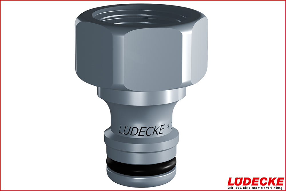 LÜDECKE WPI 12 NI WaterProfi Stecknippel G 1/2" Innengewinde | Serie WPI DN 9