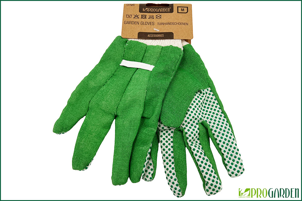 PROGARDEN Gartenhandschuhe weiss-grün, Grösse M