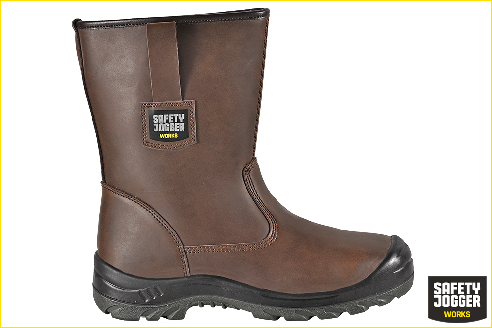 Safety Jogger ALASKA Sicherheitsstiefel aus Leder mit warmem Futter, braun Safety Jogger ALASKA Sicherheitsstiefel aus Leder mit warmem Futter, braun – Bild 2