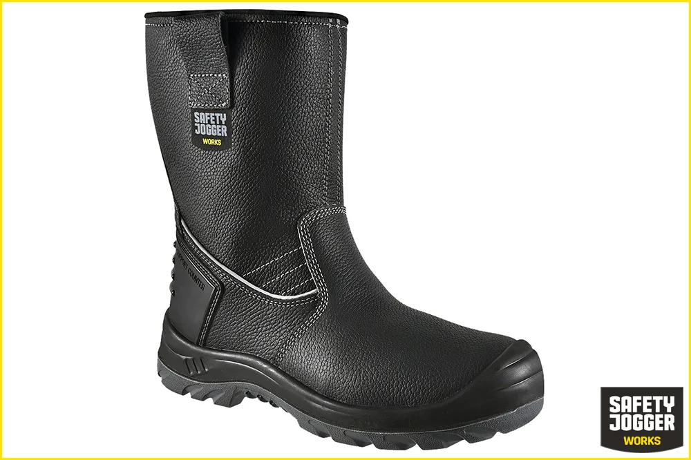 Safety Jogger BESTBOOT Sicherheitsstiefel mit warmem Futter, schwarz