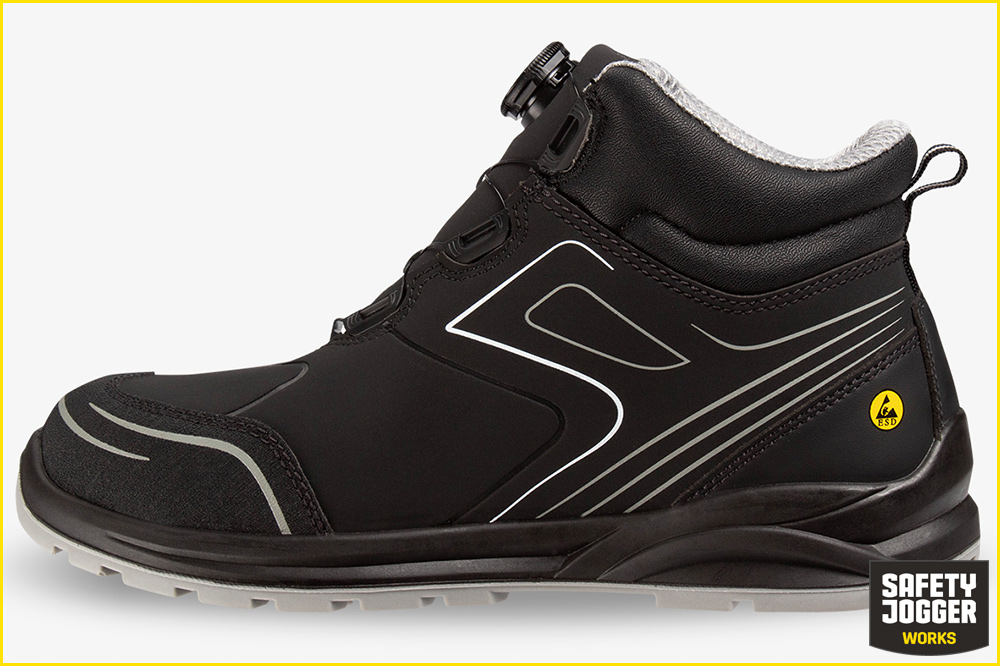 Safety Jogger CADOR S3 MID TLS | Mittelhoher Arbeitsschuh mit Drehverschluss Schwarz Safety Jogger CADOR S3 MID TLS | Mittelhoher Arbeitsschuh mit Drehverschluss Schwarz – Bild 3