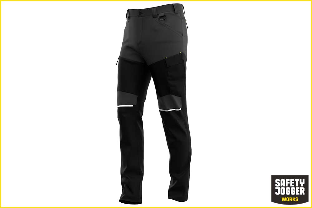Safety Jogger OAK Arbeitshose Freizeithose Herren, grau-schwarz Safety Jogger OAK Arbeitshose Freizeithose Herren, grau-schwarz – Bild 5