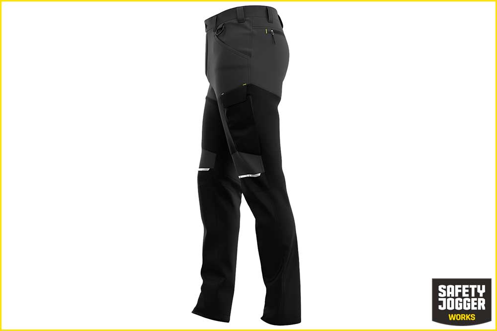 Safety Jogger OAK Arbeitshose Freizeithose Herren, grau-schwarz Safety Jogger OAK Arbeitshose Freizeithose Herren, grau-schwarz – Bild 4