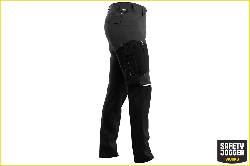 Safety Jogger OAK Arbeitshose Freizeithose Herren, grau-schwarz Safety Jogger OAK Arbeitshose Freizeithose Herren, grau-schwarz – Bild 2