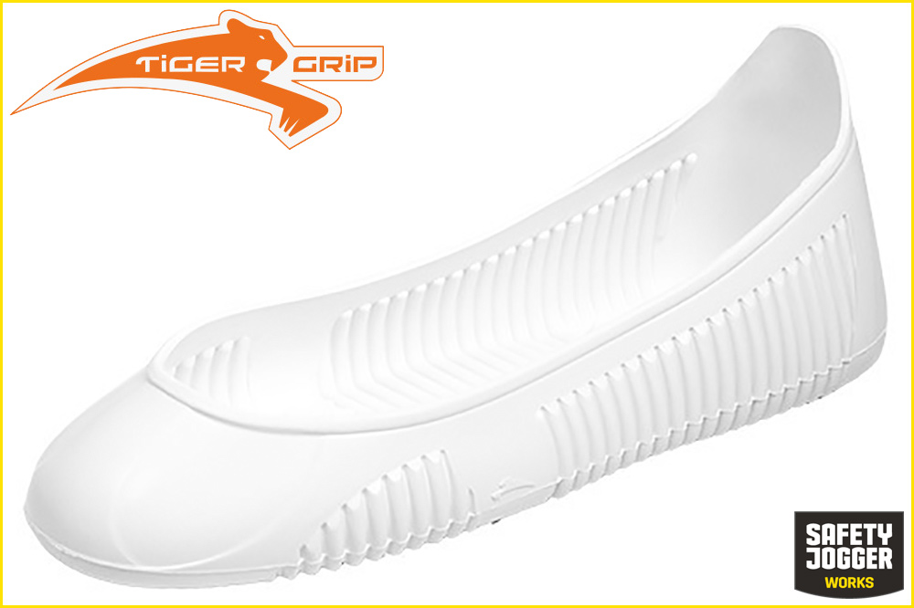 Ihr Schweizer Fachpartner für professionelles Reinigungsmaterial & Spezialreinigung TIGER GRIP EASY GRIP Rutschfester Überschuh, weiss