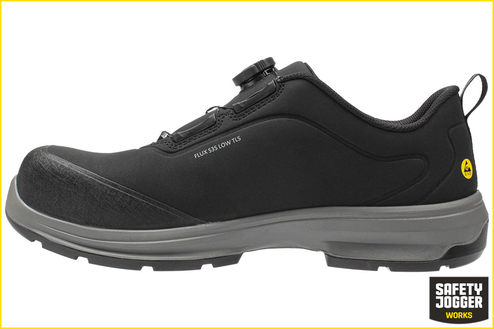 Safety Jogger FLUX S3S LOW TLS Arbeitsschuh | Sportlicher Sicherheitsschuh Schwarz Safety Jogger FLUX S3S LOW TLS Arbeitsschuh | Sportlicher Sicherheitsschuh Schwarz – Bild 3