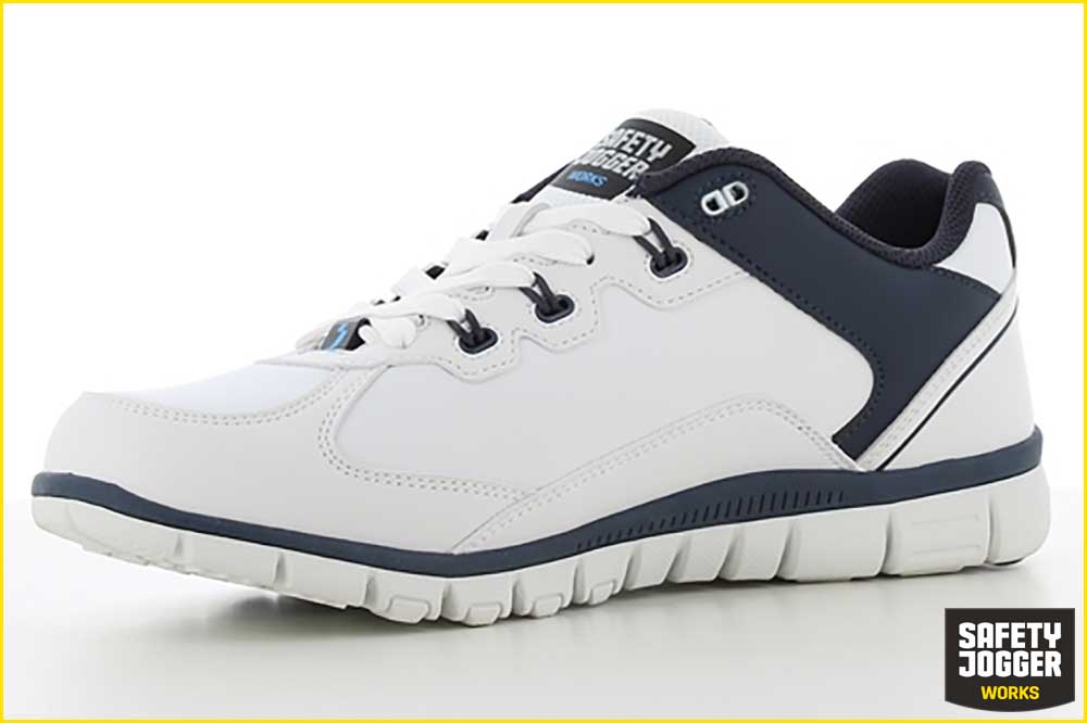 Safety Jogger HENNY Modischer Sneaker Grösse 43 | Weiss-Navy Berufsschuh Safety Jogger HENNY Modischer Sneaker Grösse 43 | Weiss-Navy Berufsschuh – Bild 2