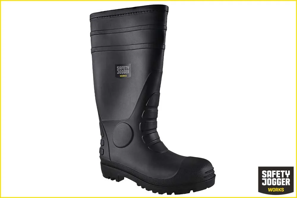 Safety Jogger HERCULES S5 PVC-Sicherheitsstiefel, schwarz