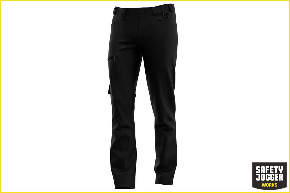 Safety Jogger Kasai Bequeme Arbeitshose Diensthose Herren, schwarz