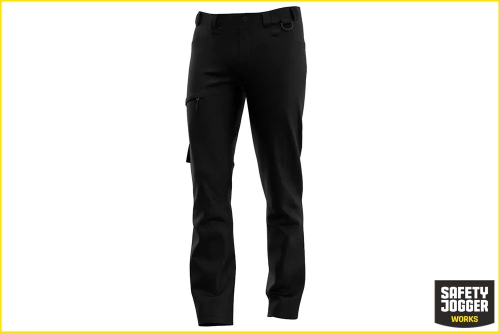 Safety Jogger Kasai Bequeme Arbeitshose Diensthose Herren, schwarz