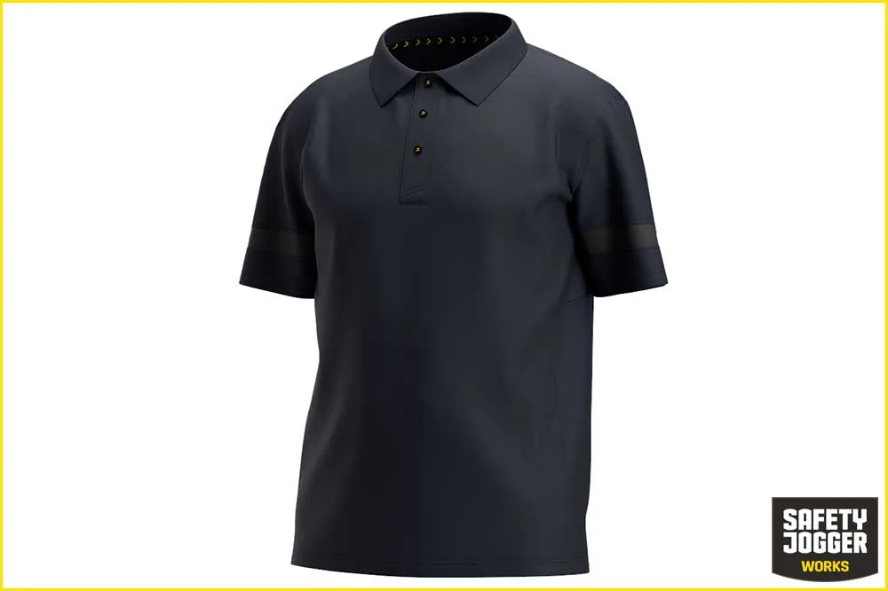 Safety Jogger Kasai Poloshirt Herren, marineblau-dunkelgrau