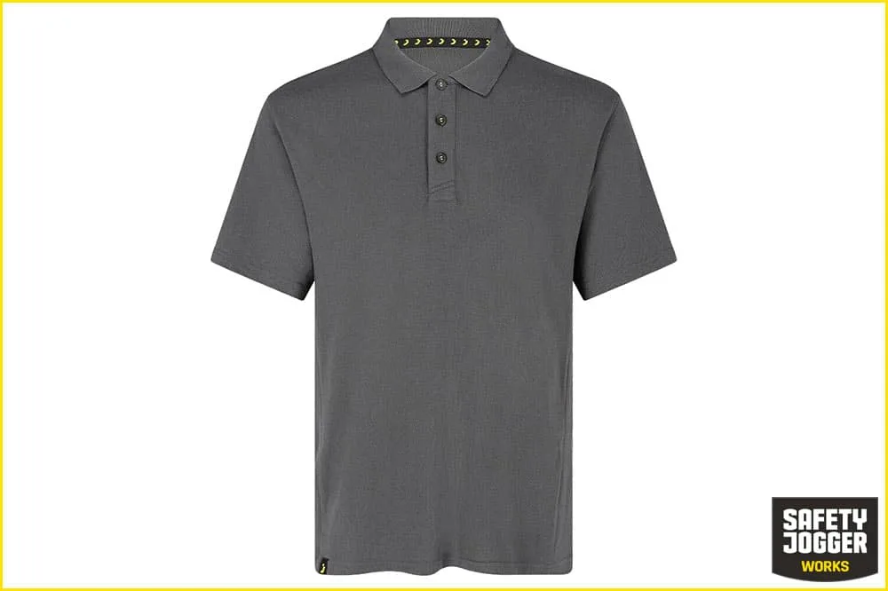Safety Jogger Kasai Poloshirt Herren, dunkelgrau