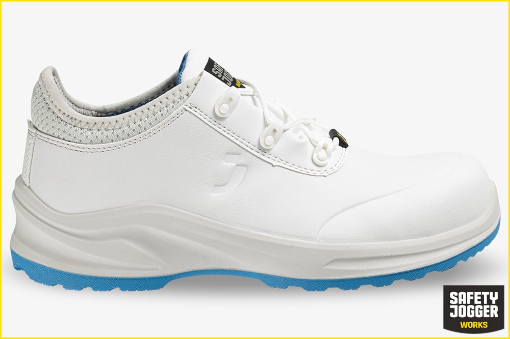 Safety Jogger MODULO PURE S3S L TG | Veganer & HACCP-konformer Arbeitsschuh Weiss