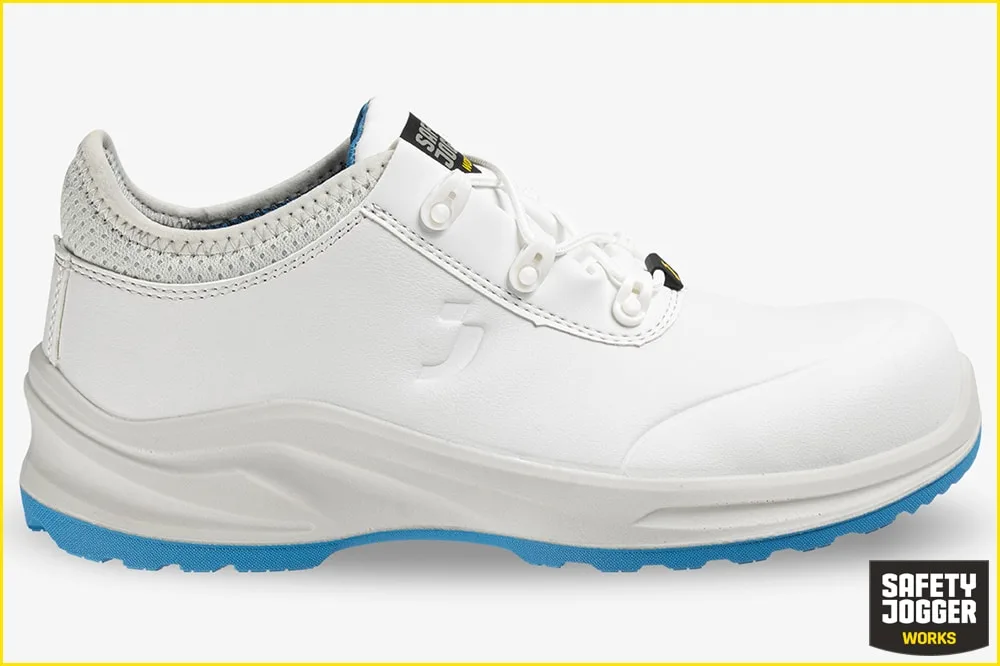 Safety Jogger MODULO PURE S3S L TG | Veganer & HACCP-konformer Arbeitsschuh Weiss
