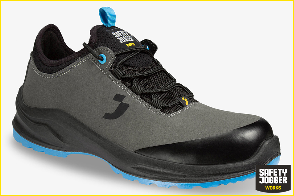 Safety Jogger MODULO S3S LOW Arbeitsschuh | Veganer Halbschuh Grau