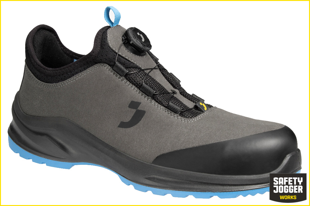 Safety Jogger MODULO S3S LOW TLS Arbeitsschuh | Veganer Halbschuh Grau