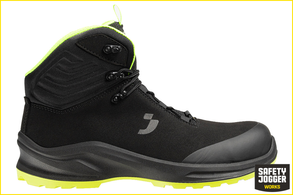 Safety Jogger MODULO S3S MID Arbeitsschuh | Veganer Schnürschuh Schwarz-Gelb Safety Jogger MODULO S3S MID Arbeitsschuh | Veganer Schnürschuh Schwarz-Gelb – Bild 4