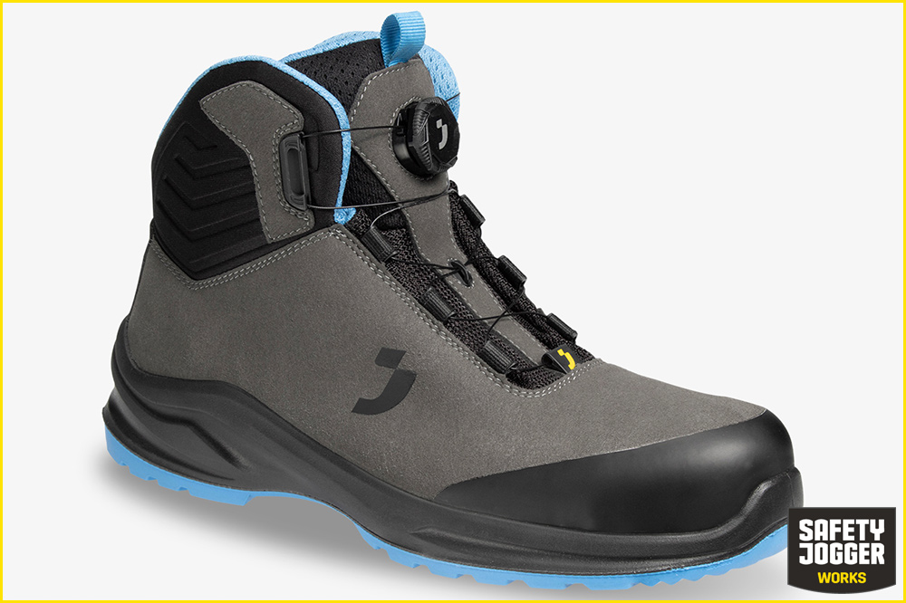 Safety Jogger MODULO S3S MID TLS Arbeitsschuh | Veganer Sicherheitsschuh Grau