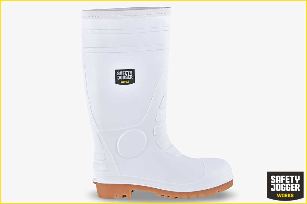 Safety Jogger POSEIDON S4 PVC-Sicherheitsstiefel | Wasserdichter Arbeitsstiefel Weiss Safety Jogger POSEIDON S4 PVC-Sicherheitsstiefel | Wasserdichter Arbeitsstiefel Weiss – Bild 2