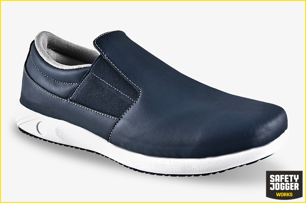 Safety Jogger ROY Bequemer Slipper mit ESD-Technologie, Navy, Grösse 43