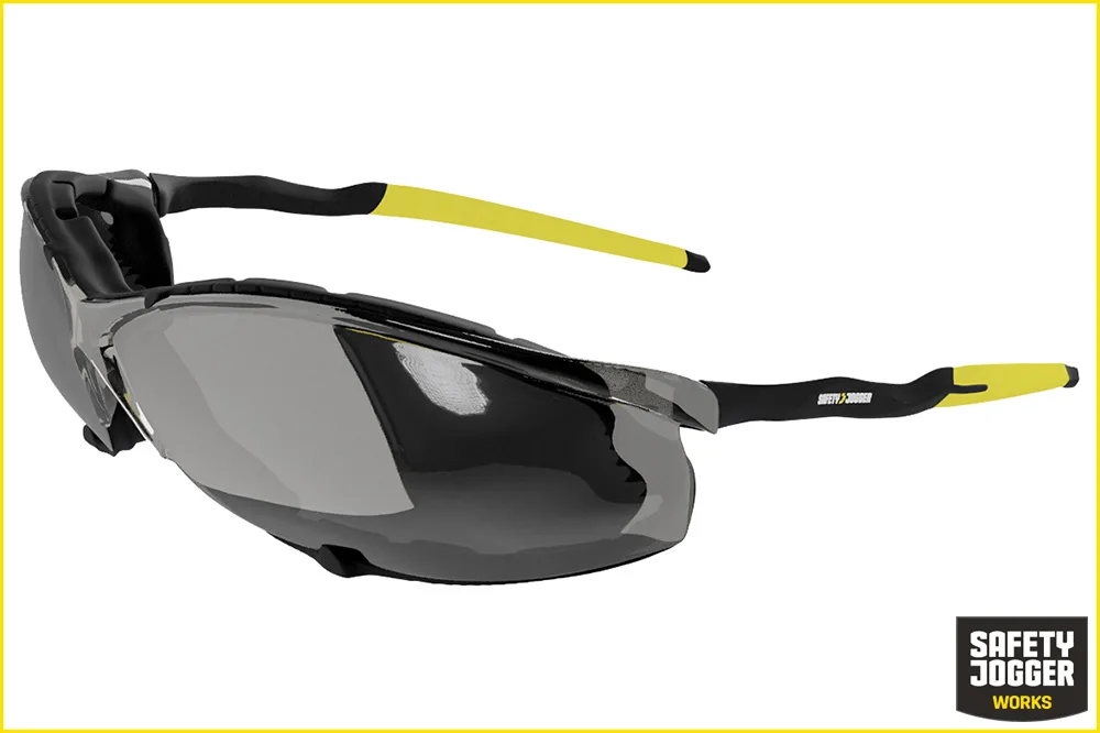 Safety Jogger TSAVOSUN Anti-Beschlag-Schutzbrille mit herausnehmbarer Schaumstoffpolsterung, getönt