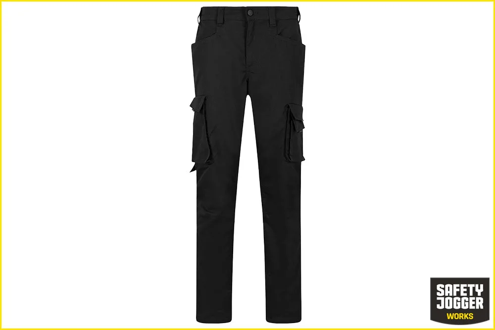 Safety Jogger Tirso-Hose Funktionelle Arbeitshose Freizeithose mit Komfortstretch, schwarz