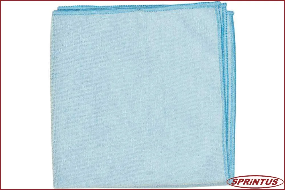 Sprintus 301235 Mikrofasertuch Rainbow, 40 x 40 cm, blau - 5 Stück