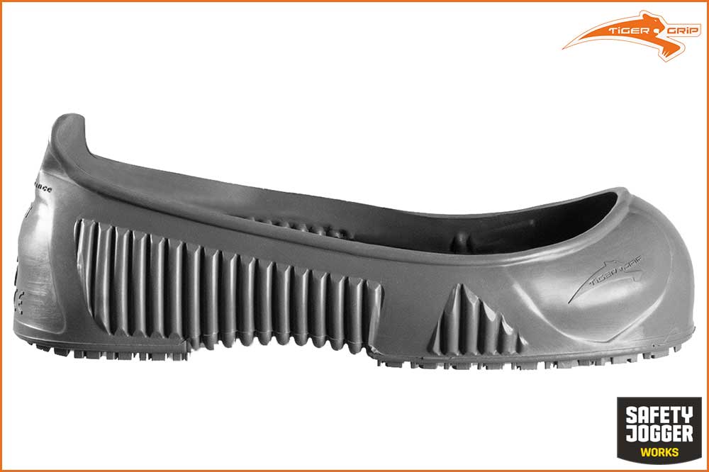 Ihr Schweizer Fachpartner für professionelles Reinigungsmaterial & Spezialreinigung TIGER GRIP EASY MAX Rutschfester Überschuh, grau