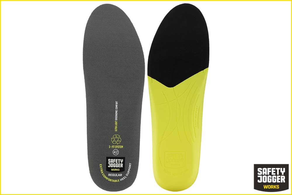 Ihr Schweizer Fachpartner für professionelles Reinigungsmaterial & Spezialreinigung Safety Jogger SJ3FIT-Einlegesohle für Arbeitsschuhe, regulär