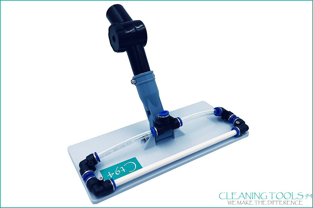 Cleaning Tools 94 Profi-Padhalter mit Rinsebar – Maximale Kontrolle bei der Glasreinigung Cleaning Tools 94 Profi-Padhalter mit Rinsebar, DIN-Winkeladapter