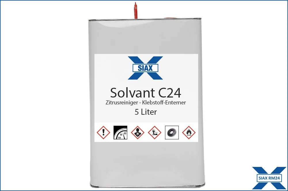 SIAX Zitrusreiniger Solvant C24 Klebereste-Entferner, 5 Liter Blechkanister